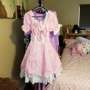 NEW Lolita Princess Dress Bows Ruffles Lace